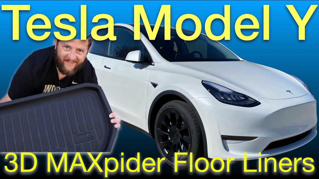 Tesla Model Y All-Weather 3D MAXpider Floor Mats and Liners – TESLARATI  Marketplace